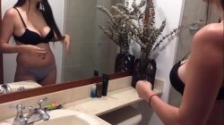 lesbian threesome action by seductive young ladies